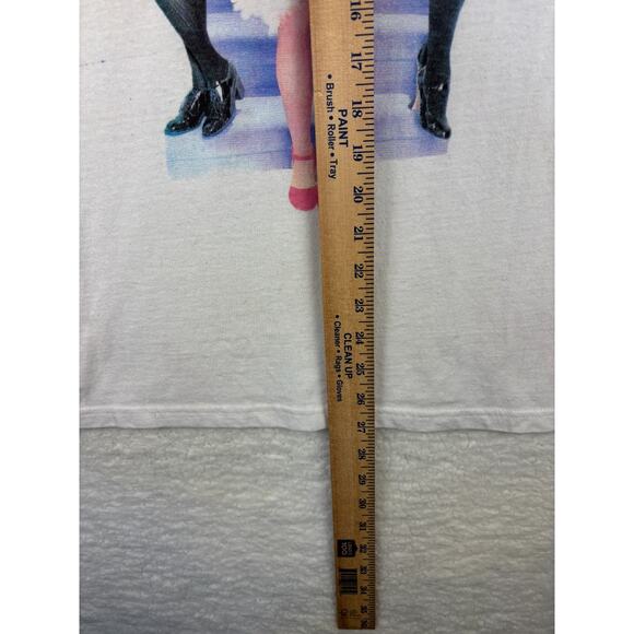 Clueless “As If” Graphic Tee Women’s XL White Retro 90s Movie Shirt - Picture 3 of 9